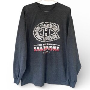 Montreal Canadiens NHL 2021 North Division Champions Long Sleeve Shirt Large